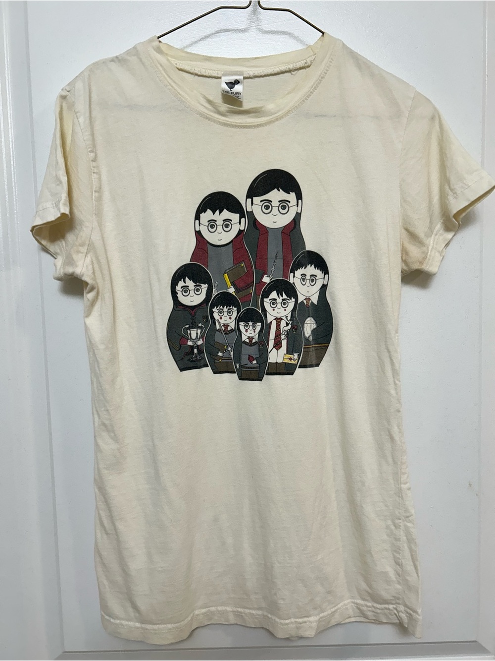 Cream Harry Potter Russian Doll Graphic Tee